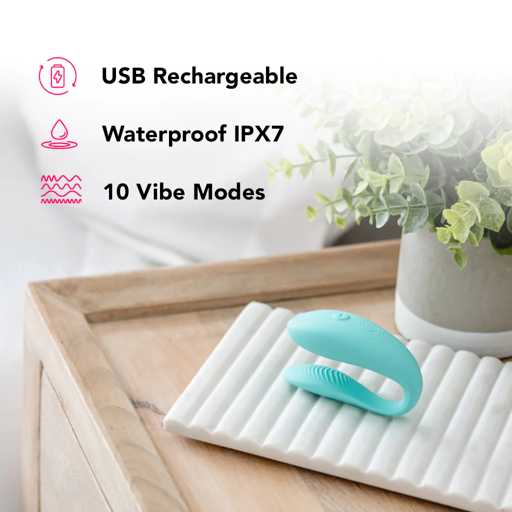 We-Vibe Sync Lite Couple's Vibe in Aqua - Image 7