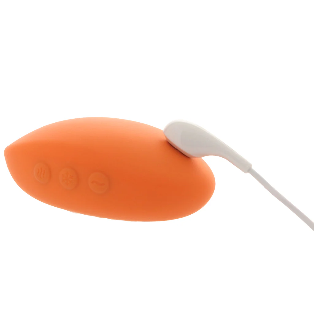 We-Vibe Temp Temperature Play Vibe in Tangerine - Image 7