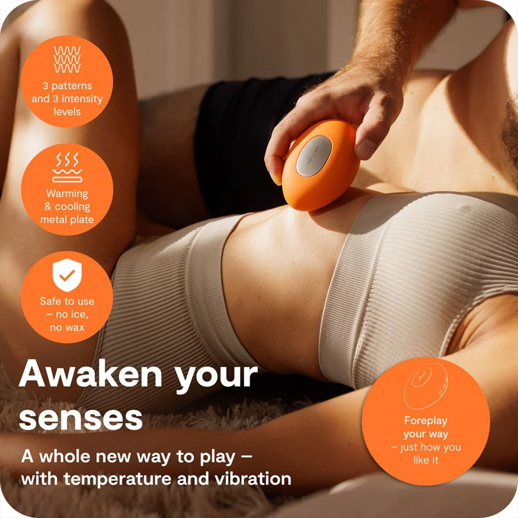 We-Vibe Temp Temperature Play Vibe in Tangerine - Image 8
