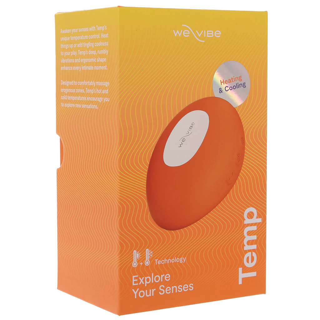 We-Vibe Temp Temperature Play Vibe in Tangerine - Image 9