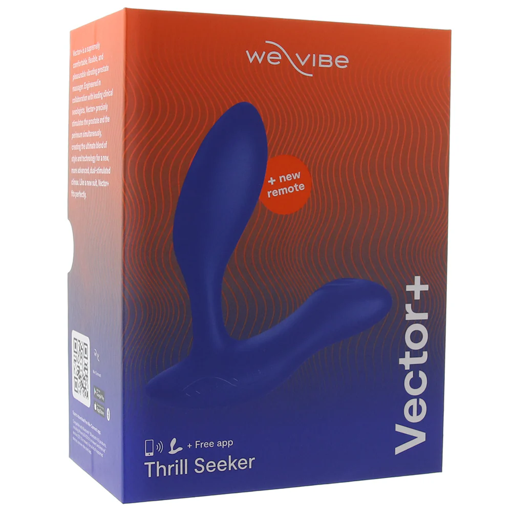 We-Vibe Vector+ Prostate Massager in Royal Blue - Image 6