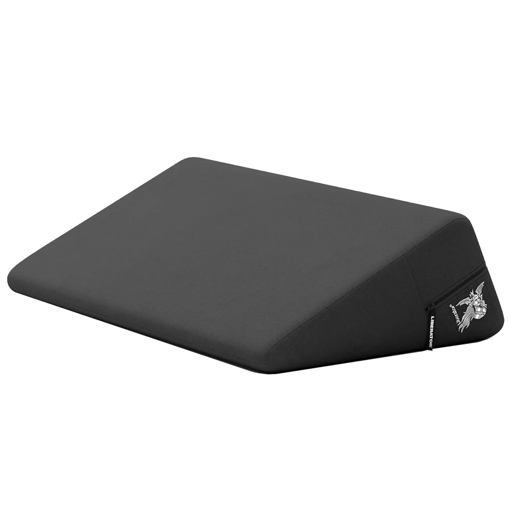 Wedge Sex Pillow in Velvet Black - Image 2