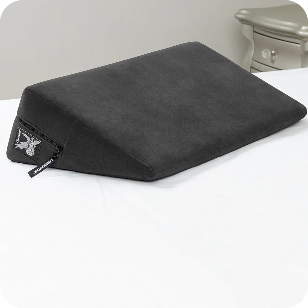 Wedge Sex Pillow in Velvet Black - Image 6