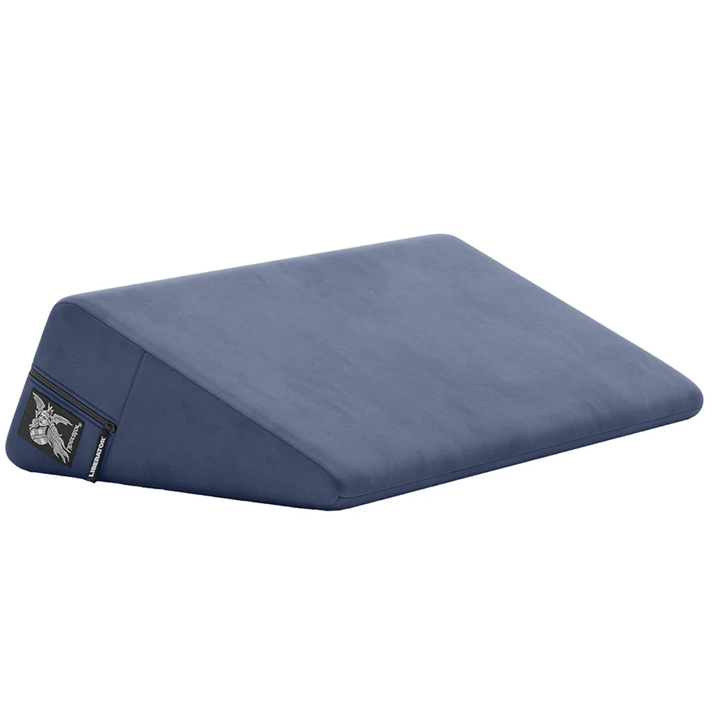 Wedge Sex Pillow in Velvet Blue - Image 2