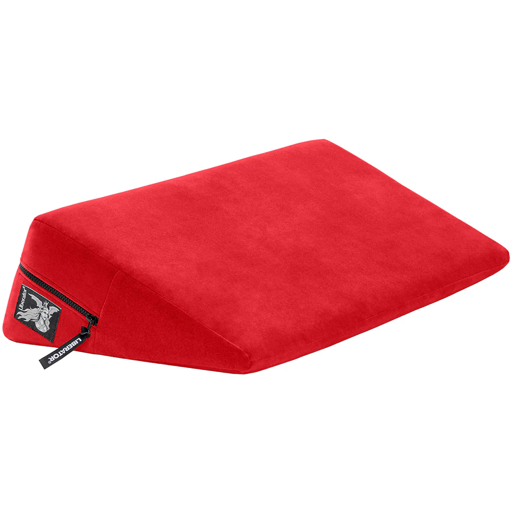 Wedge Sex Pillow in Velvet Red - Image 2