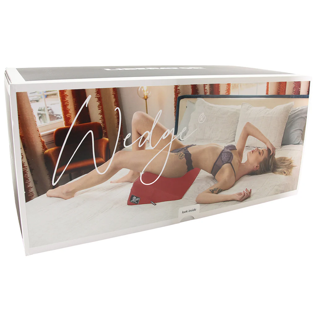 Wedge Sex Pillow in Velvet Red - Image 9