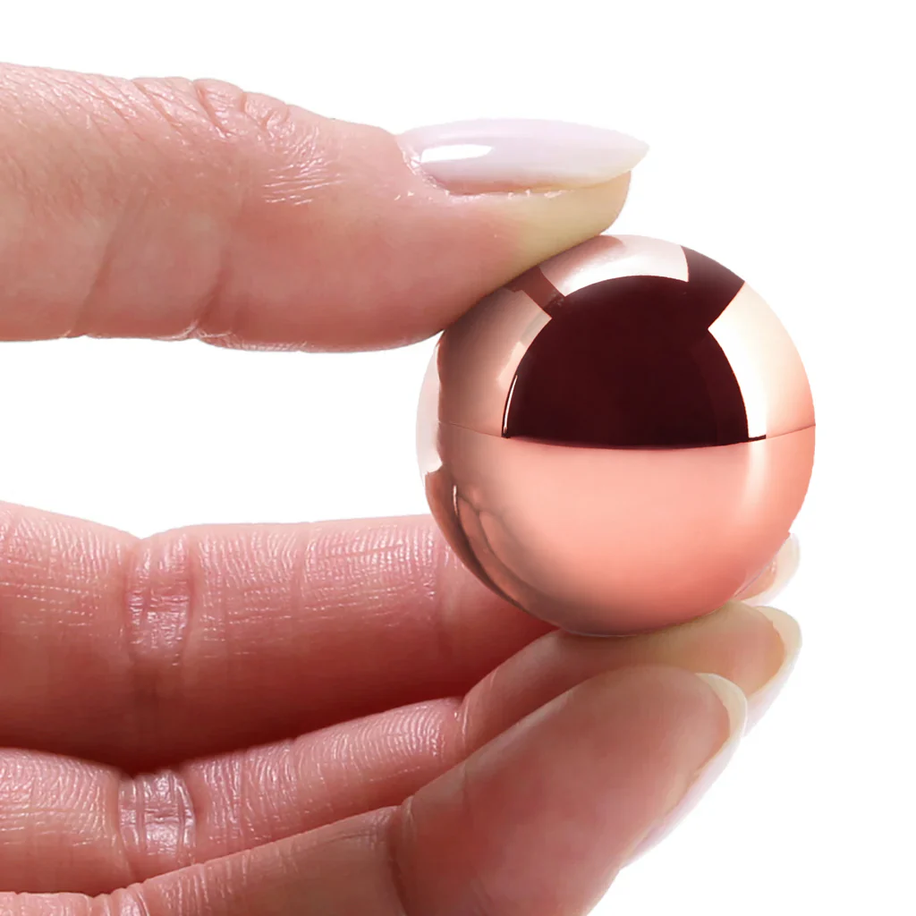 PinkCherry Weighted Kegel Balls in Rose Gold - Image 2
