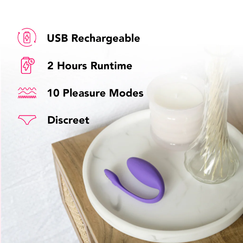 WeVibe Jive Lite Wearable Vibe in Purple - Image 6