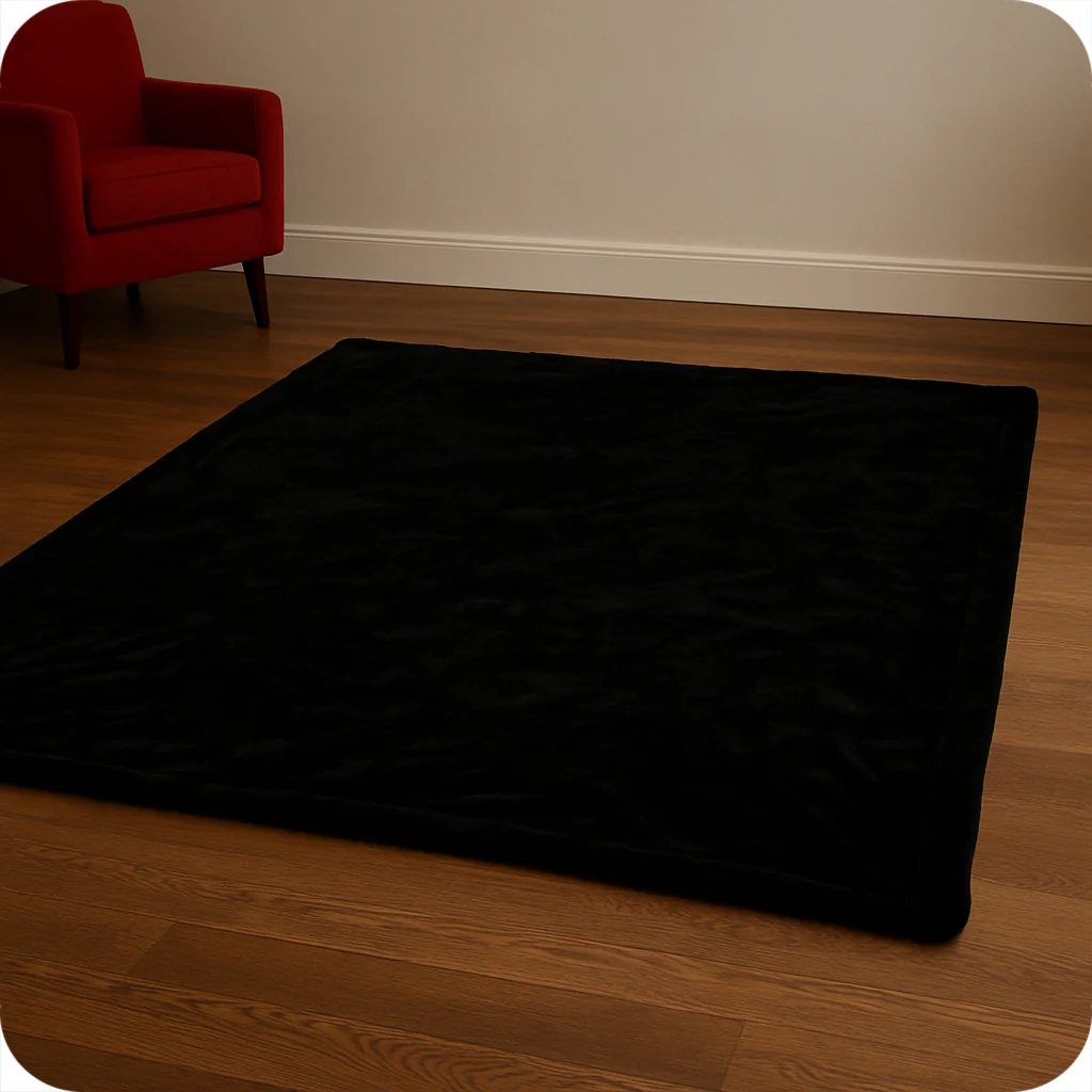 Whip Smart Waterproof Love Throw Blanket in Black - Image 8