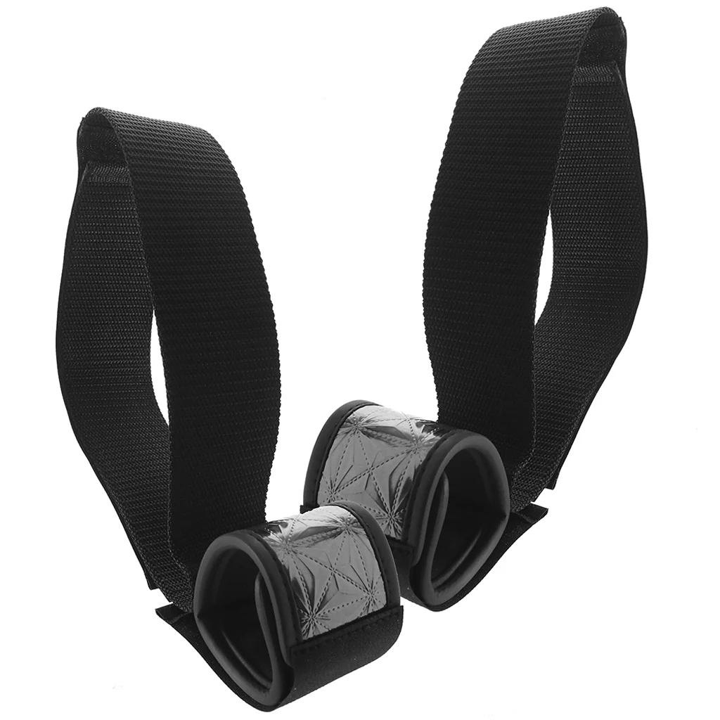 WhipSmart Diamond Wrist To Thigh Cuffs in Black - Image 5