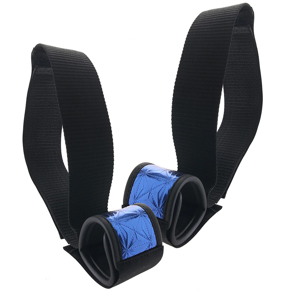 WhipSmart Diamond Wrist To Thigh Cuffs in Blue - Image 5