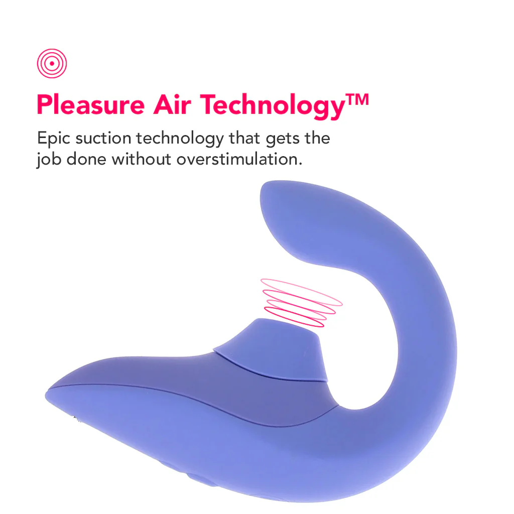 Womanizer Blend Dual Stimulator in Blue - Image 3