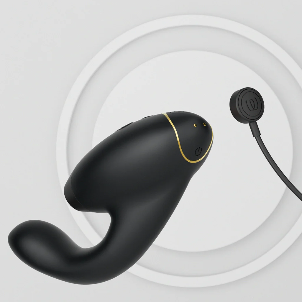 Womanizer Duo 2 Clitoral & G-Spot Stimulator in Black - Image 4