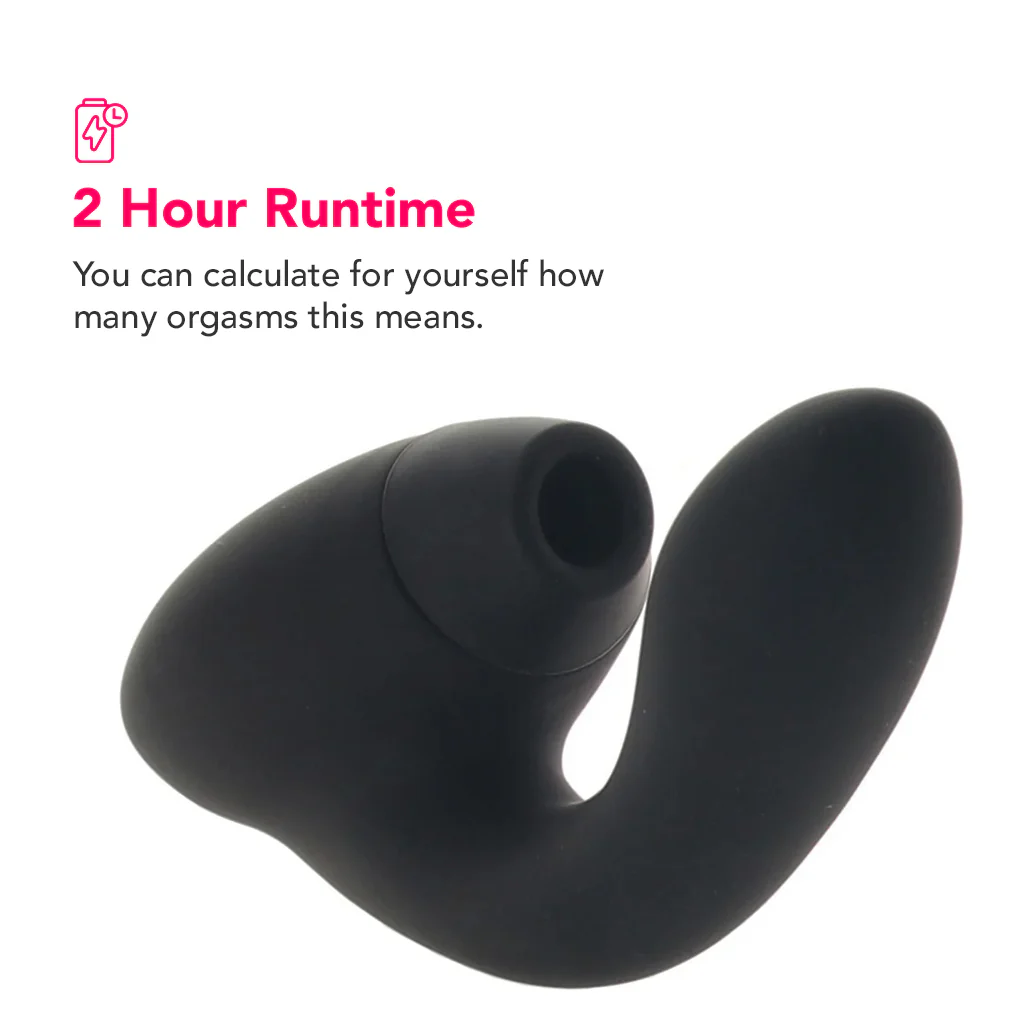 Womanizer Duo 2 Clitoral & G-Spot Stimulator in Black - Image 5