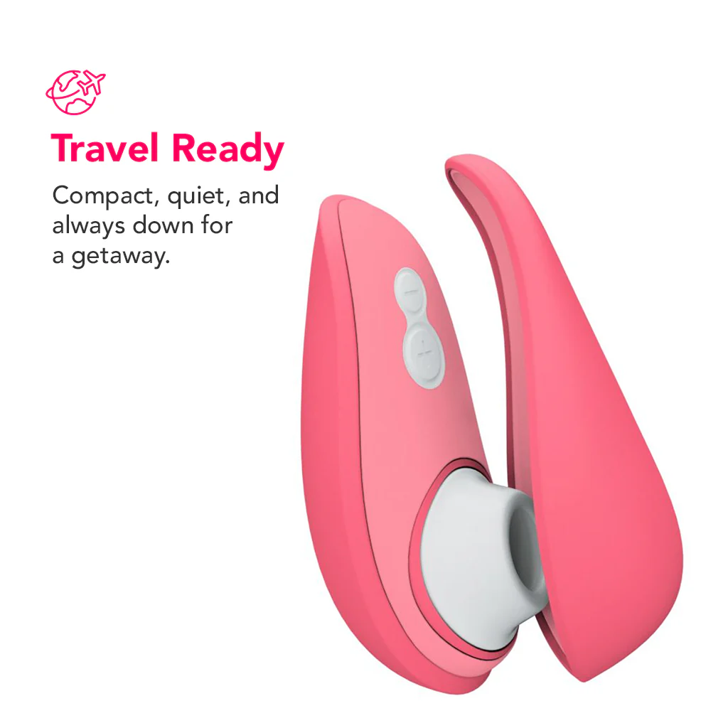 Womanizer Liberty 2 Clitoral Stimulator in Vibrant Rose - Image 7