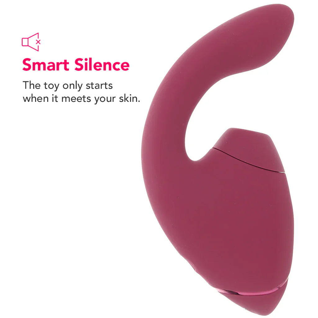 Womanizer Next Duo Clitoral Suction & G-Spot Vibe in Pink - Image 3