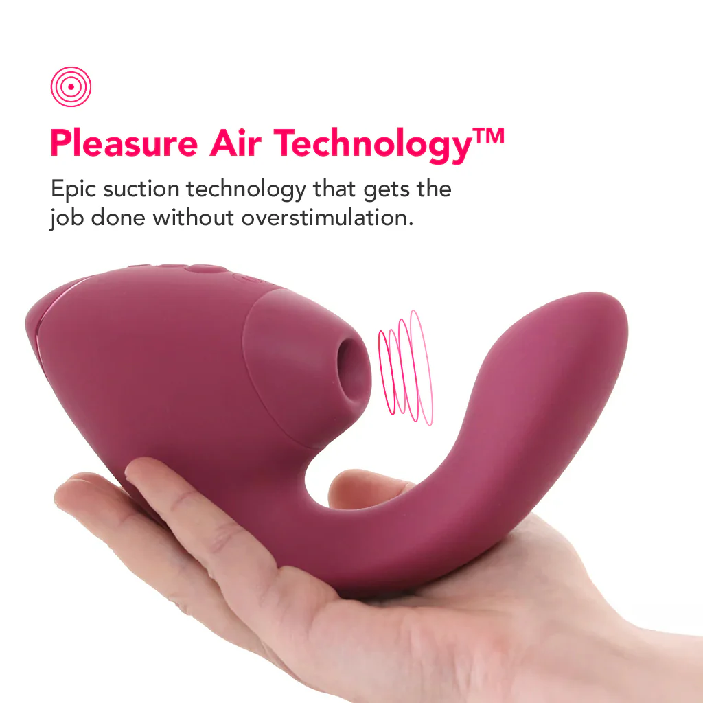 Womanizer Next Duo Clitoral Suction & G-Spot Vibe in Pink - Image 4