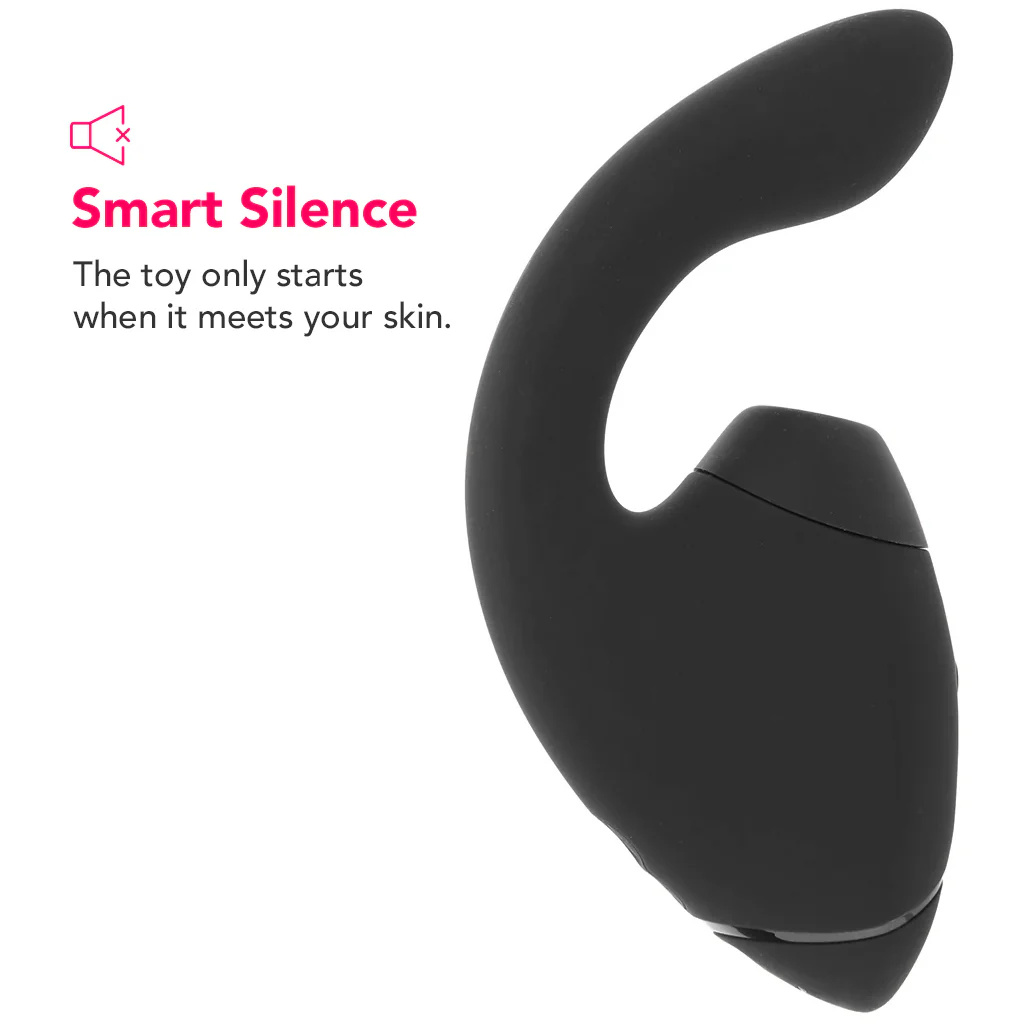Womanizer Next Duo Clitoral Suction & G-Spot Vibe in Black - Image 3