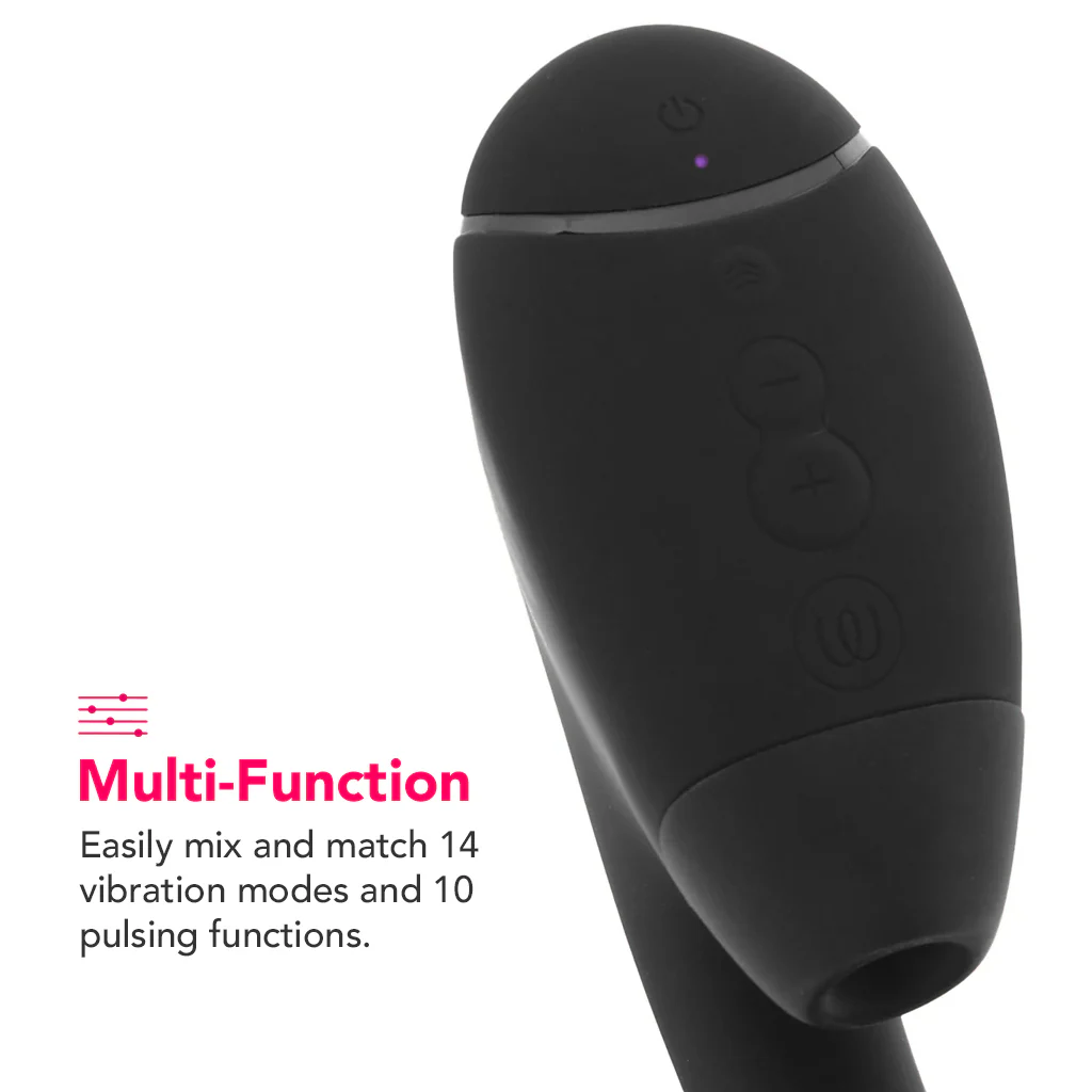 Womanizer Next Duo Clitoral Suction & G-Spot Vibe in Black - Image 6