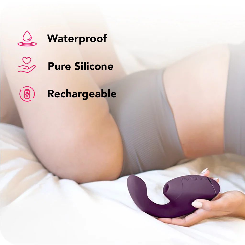 Womanizer Next Duo Clitoral Suction & G-Spot Vibe in Purple - Image 7