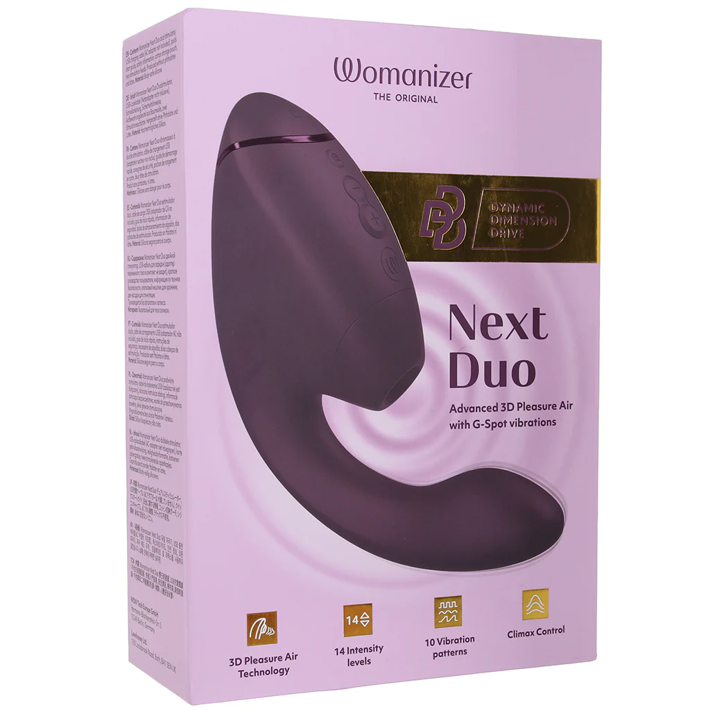 Womanizer Next Duo Clitoral Suction & G-Spot Vibe in Purple - Image 9