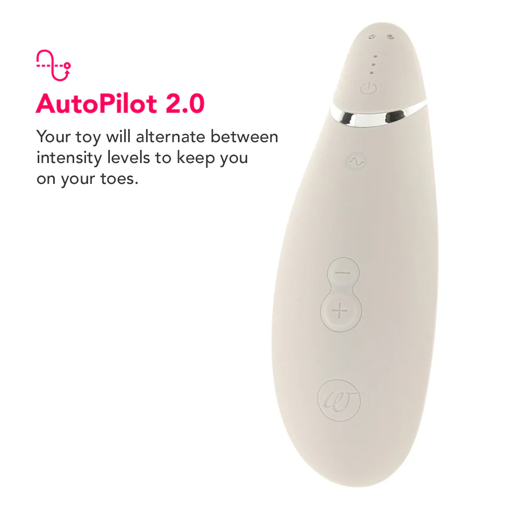 Womanizer Premium 2 Pleasure Air Stimulator in Gray - Image 4