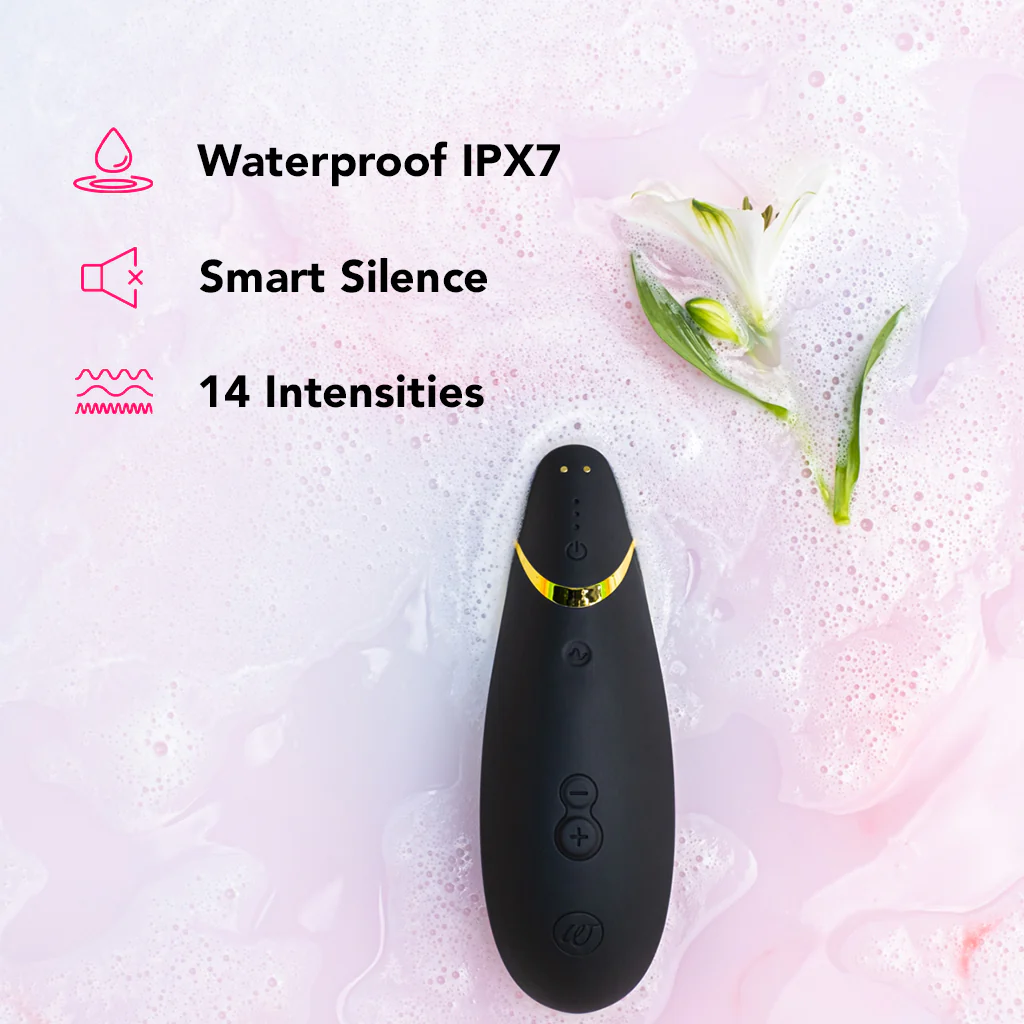 Womanizer Premium 2 Pleasure Air Stimulator in Black - Image 7
