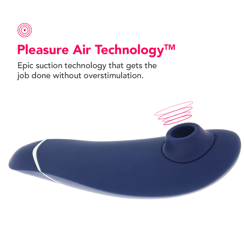Womanizer Premium 2 Pleasure Air Stimulator in Blueberry - Image 2