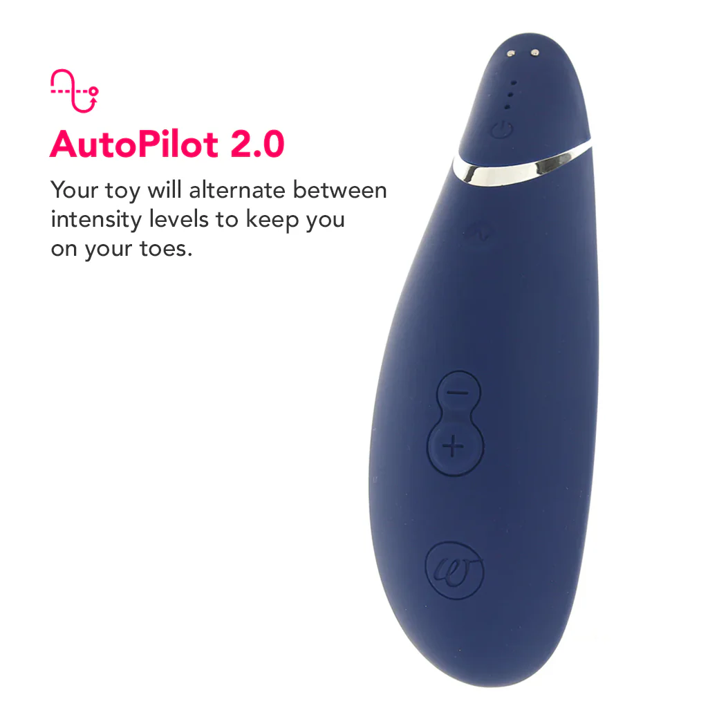 Womanizer Premium 2 Pleasure Air Stimulator in Blueberry - Image 5