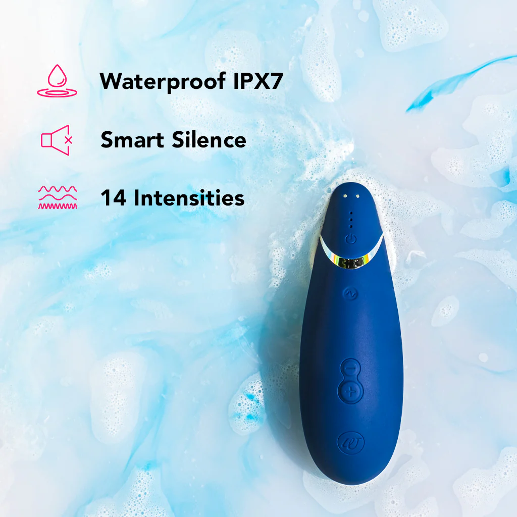 Womanizer Premium 2 Pleasure Air Stimulator in Blueberry - Image 8