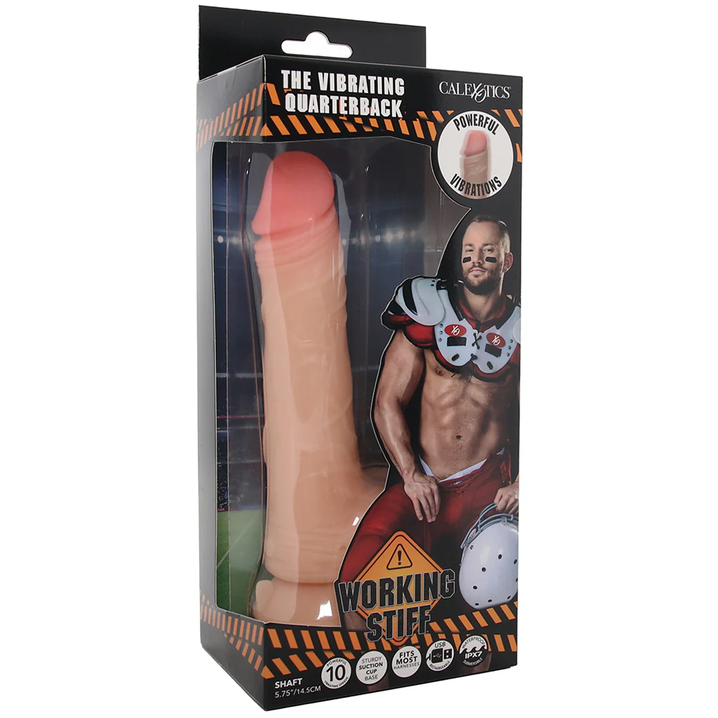 Working Stiff The Vibrating Quarterback Dildo - Image 9