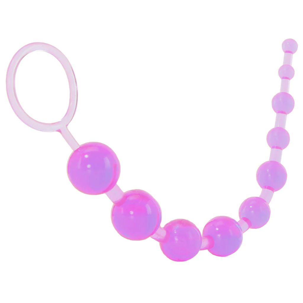 X-10 Anal Beads in Purple - Image 5