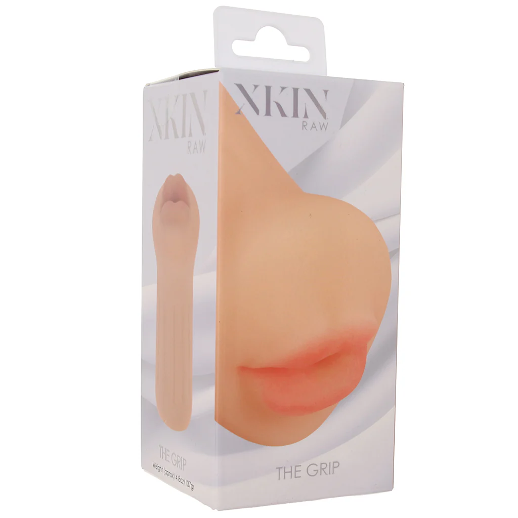 Xkin Raw The Grip Mouth Stroker in Light - Image 9