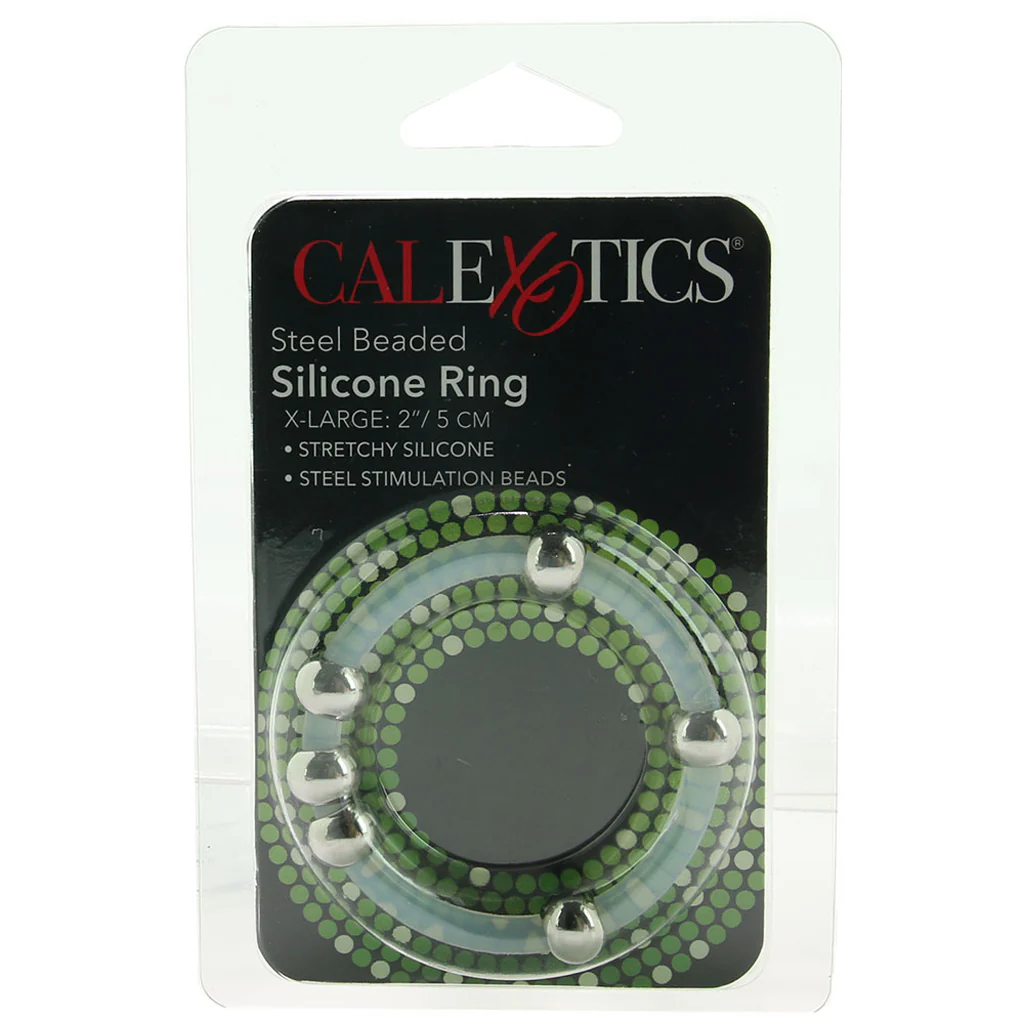 XL Steel Beaded Silicone Rings - Image 6