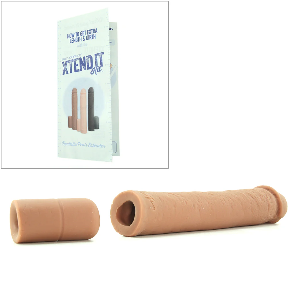 XTend It Kit Realistic Penis Extender in Brown - Image 4