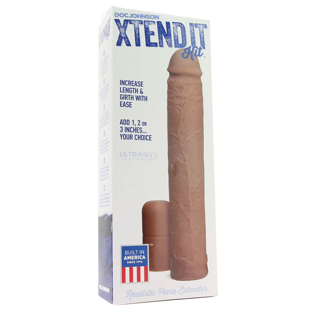 XTend It Kit Realistic Penis Extender in Brown - Image 6