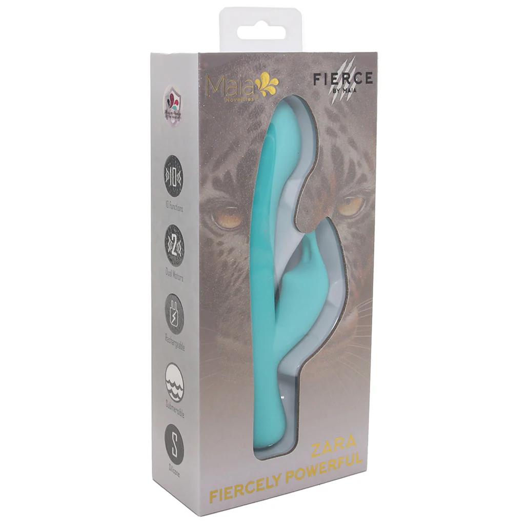 Zara Fiercely Powerful Rabbit Vibe in Teal - Image 6