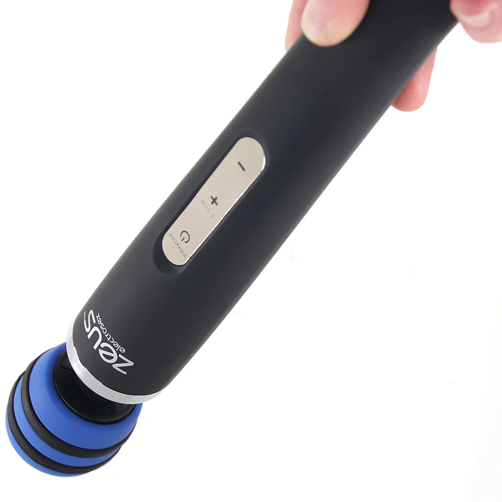 Zeus Blue Arc Plug In E-Stim Vibrating Wand - Image 3