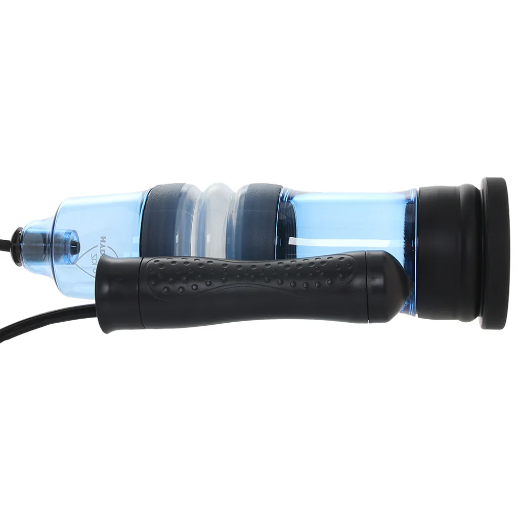 Zolo AquaPump Compact Auto Penis Pump in Blue - Image 3
